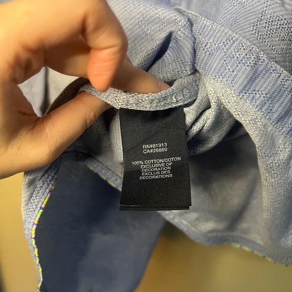 Robert Graham Flip Cuff Embroidered Button Down - Picture 16 of 16